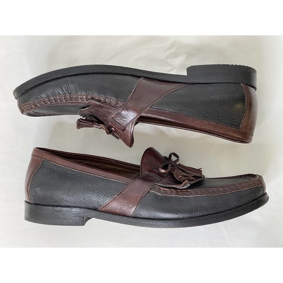 Johnston Murphy Aragon II Mens Kiltie Leather Tassel Red Loafer Sz 10.5 20-0592 - Picture 4 of 10